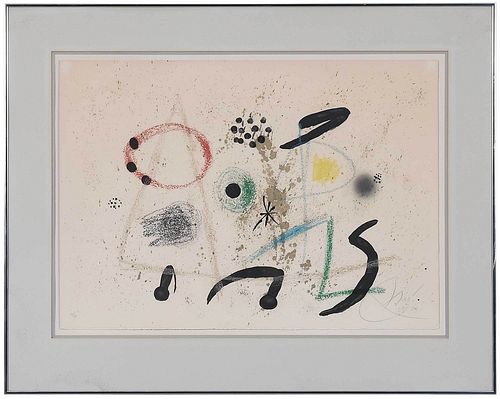 JOAN MIRO LITHOGRAPH Spanish 1893 1983 Pl  375346