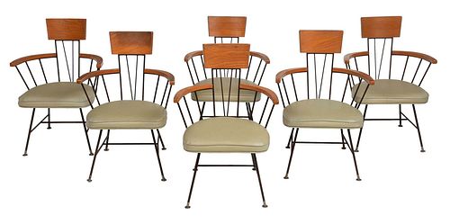 SIX MID CENTURY MODERN CHAIRScirca 375340