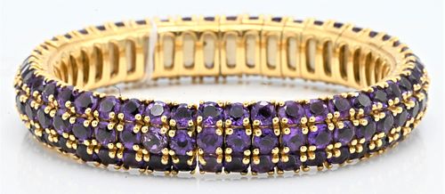 18 KARAT YELLOW GOLD BRACELET18 3753b6