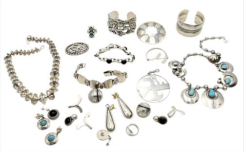 GROUP OF SILVER JEWELRYGroup of