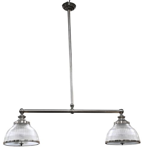 INDUSTRIAL TWO LIGHT HANGING FIXTURE/CHANDELIERIndustrial