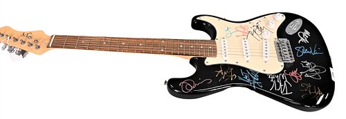 AUTOGRAPHED J Y ELECTRIC GUITARAutographed 3754ac