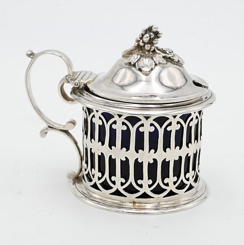 SILVER MUSTARD POTSilver Mustard Pot,