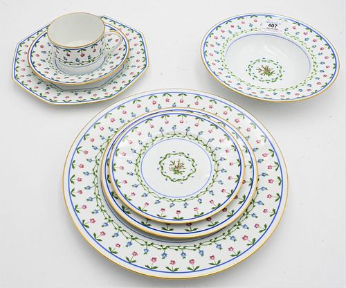 61 PIECE SET RAYNAUD LIMOGES CERALENE 37554d