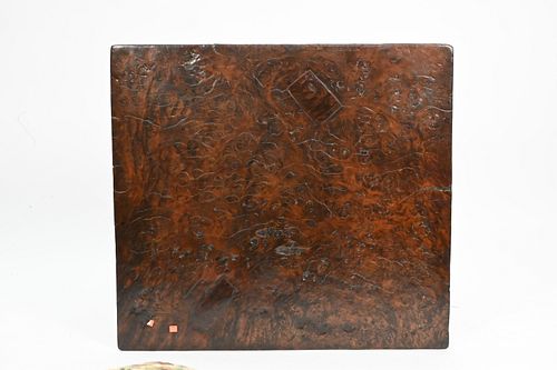 17TH CENTURY BURLWOOD TABLE TOP 37557e