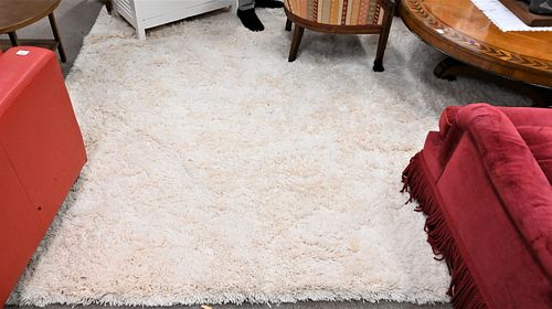 WHITE SHAG CUSTOM UPHOLSTERED CARPETWhite 375622