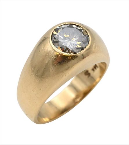 14 KARAT YELLOW GOLD MEN S RING14 37583d