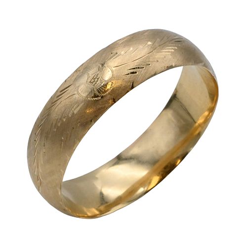 14 KARAT YELLOW GOLD BANGLE BRACELET14 3758e9