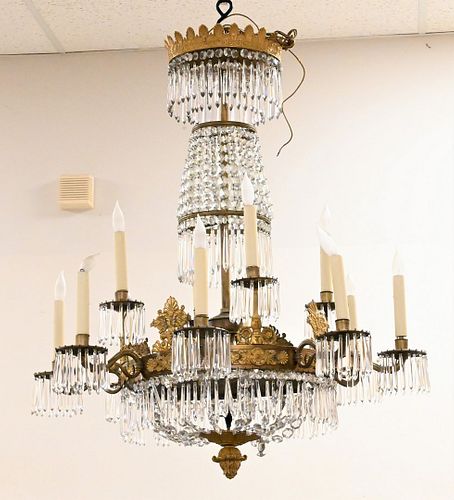 FRENCH NEOCLASSICAL HANGING CHANDELIERFrench 375990