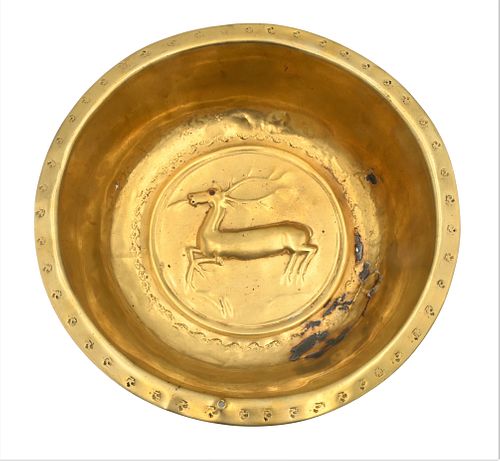 BRASS ALMS BOWLBrass Alms Bowl having