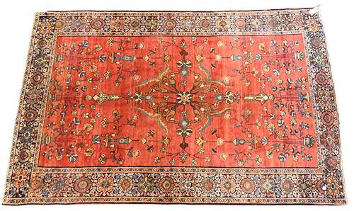 FARAHAN SAROUK ORIENTAL THROW RUGFarahan 375a1b