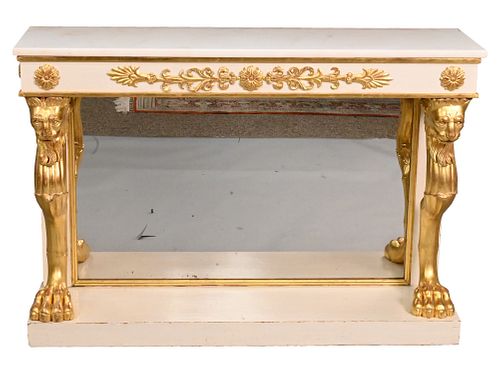 EMPIRE STYLE PARCEL GILT AND WHITE 375a4c