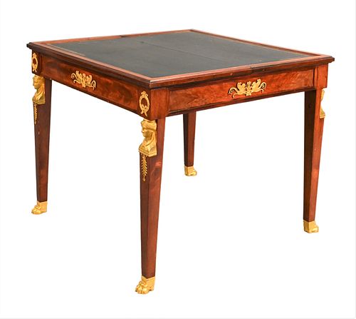 EMPIRE STYLE ORMOLU MOUNTED MAHOGANY 375a50