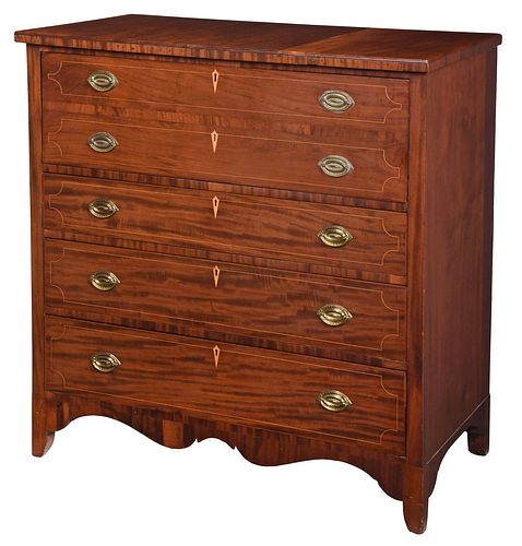 VIRGINIA FEDERAL INLAID MAHOGANY 375a88