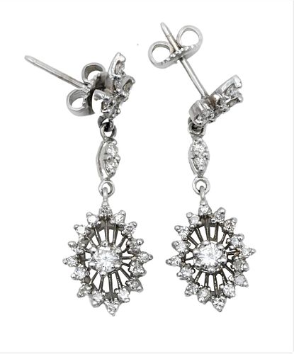 PAIR OF DROP PENDANT EARRINGS WITH 375ab5