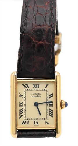 CARTIER MUST DE TANK WRISTWATCHCartier 375be4