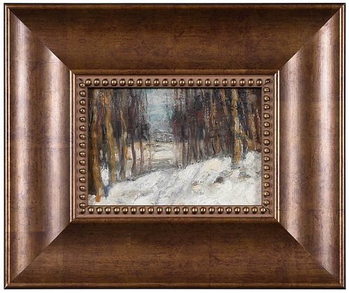 NEW JERSEY SNOW SCENE(American,