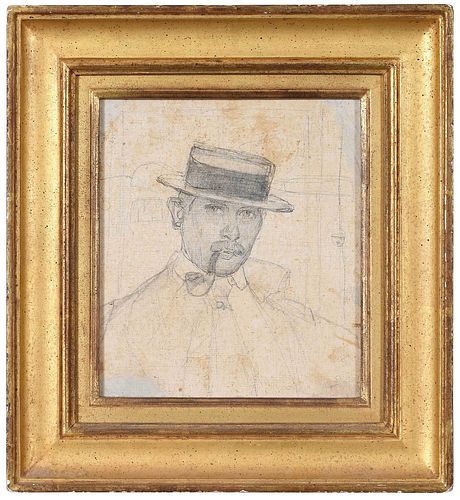 LEON GASPARD SELF PORTRAIT American 375c98