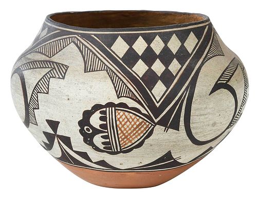 FINE ACOMA PUEBLO POLYCHROME POTfirst 375ccd