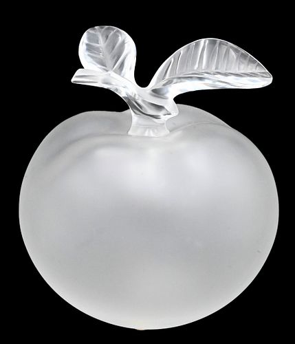 LARGE LALIQUE APPLE CRYSTAL PERFUME 375d17