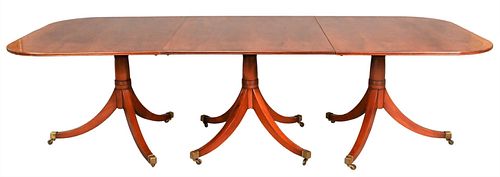 TRIPLE PEDESTAL DINING TABLETriple