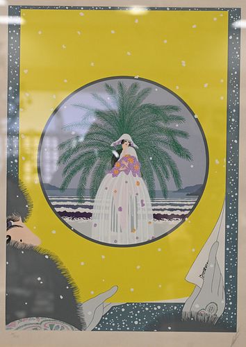 ERTEErte Riviera 1978 serigraph  375dca