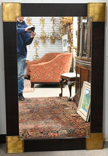 LARGE RECTANGLE WALNUT MIRRORLarge