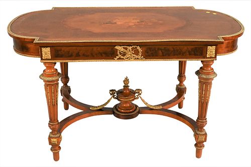 LOUIS XVI STYLE INLAID CENTER TABLELouis 375e27