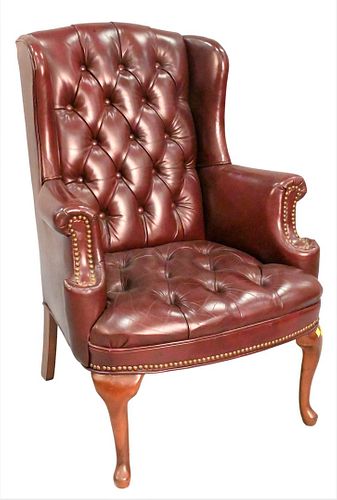 DIMINUTIVE LEATHER UPHOLSTERY TUFTED