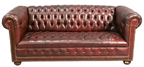 CHESTERFIELD LEATHER SOFAChesterfield