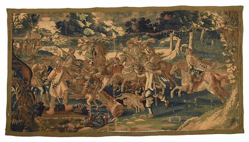 CONTINENTAL VERDURE HUNTING TAPESTRYpossibly 375f98
