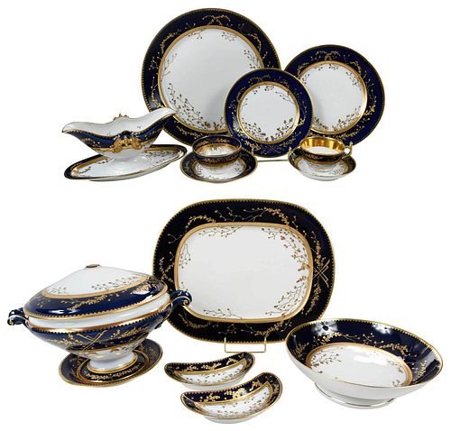 83 PIECE ASSEMBLED PORCELAIN DINNER