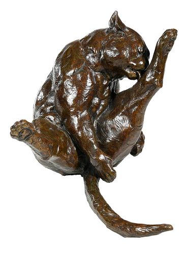 DAN OSTERMILLER BRONZE CAT Colorado Wyoming  375fe2