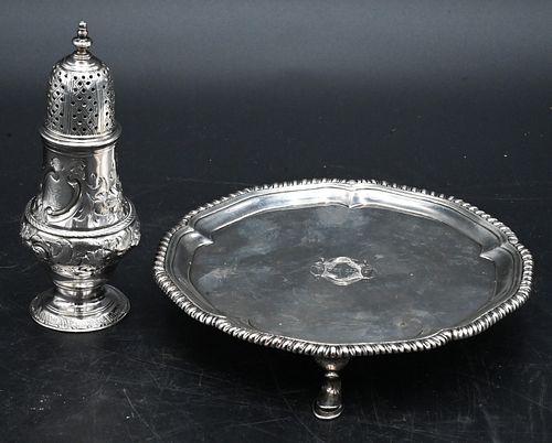 TWO PIECE GEORGE III SILVER PIECESTwo 376051