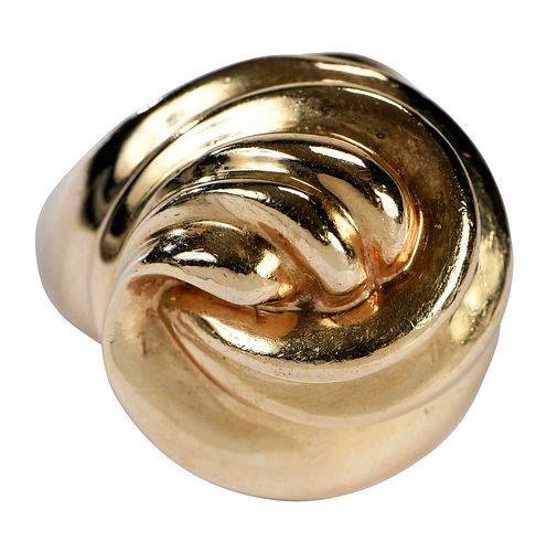 MAZ 14KT. RINGlarge twist/knot