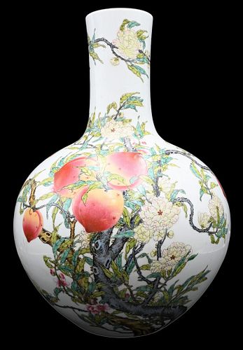 LARGE CHINESE FAMILLE ROSE PEACH 376089