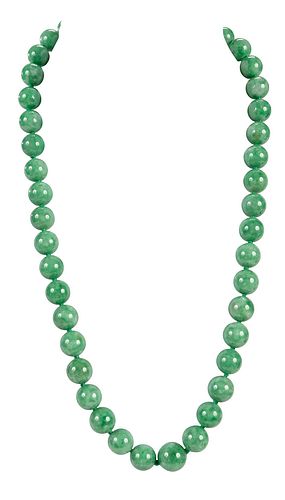 14KT. JADE NECKLACEknotted, 43