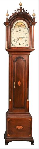 AARON WILLARD CHIPPENDALE MAHOGANY TALL