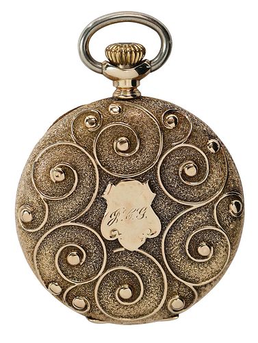 WALTHAM 14KT POCKET WATCH46mm 3760f5