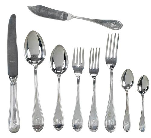 SET OF ITALIAN SILVER FLATWARE20th 376134