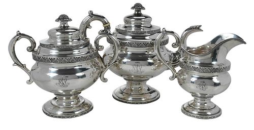 THREE PIECE MARQUAND COIN SILVER 376175