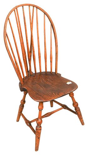 E. TRACY SIGNED WINDSOR CHAIRE.
