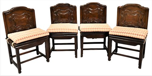 SET OF FOUR CHINESE HARDWOOD SIDE 3761c5