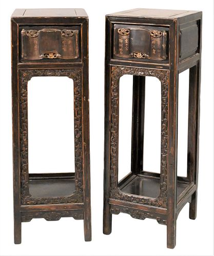 PAIR OF CHINESE TALL FERN STANDSPair 3761bf