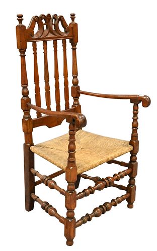 NEW ENGLAND BANISTER BACK ARM CHAIRNew
