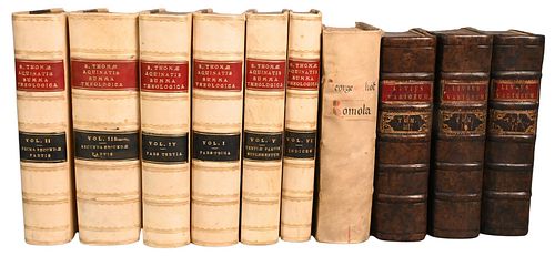 LOT OF 10 LEATHER BOUND BOOKSLot 37627e