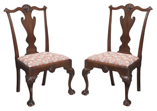 PAIR PHILADELPHIA CHIPPENDALE STYLE 37629a