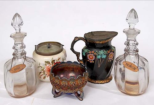 GLASS LOTA lot including a covered 373cff