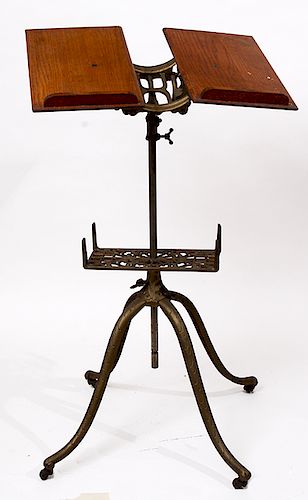 DICTIONARY STANDA ca 1880 cast