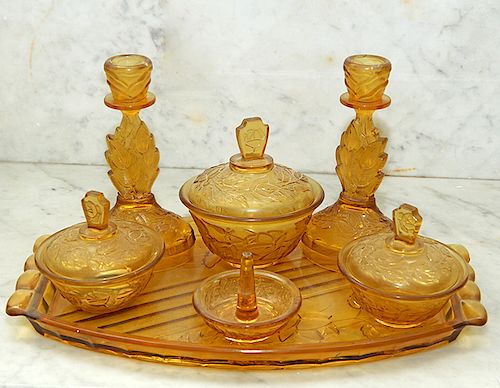 AMBER DRESSER SETA seven piece